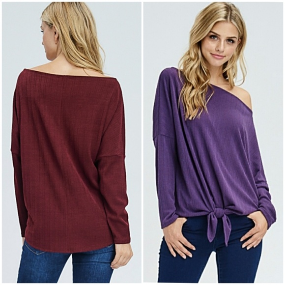 Neck Rib Knit Sweater - Picture 2 of 5